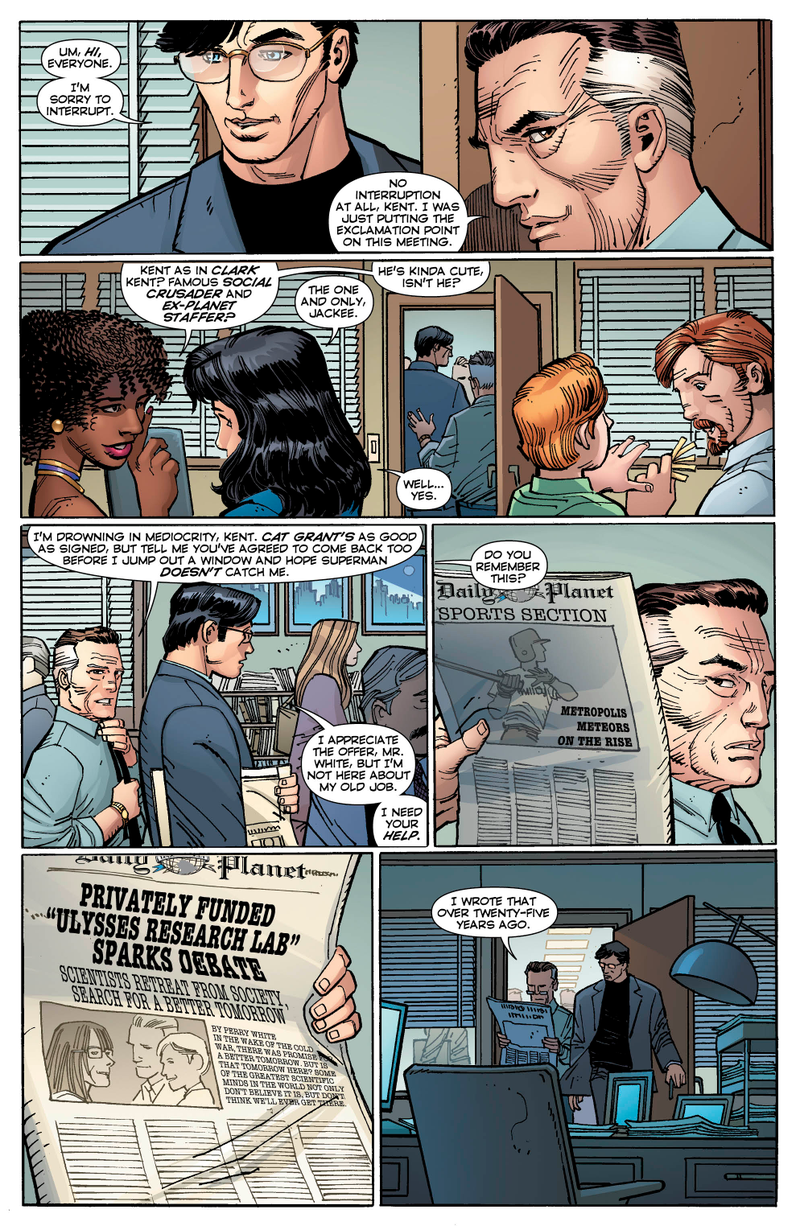 Illustration for article titled Exclusive DC preview: Superman #33 puts Clark Kent in the Daily Planet’s orbit